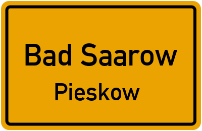 Straßenverzeichnis Bad Saarow Pieskow