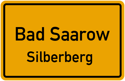 Straßenverzeichnis Bad Saarow Silberberg