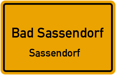 Straßenverzeichnis Bad Sassendorf Sassendorf