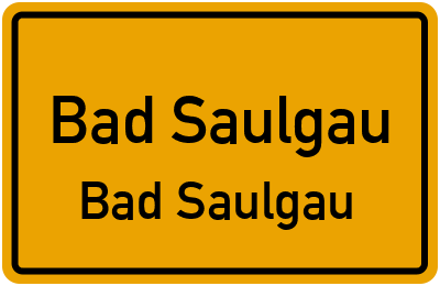 Straßenverzeichnis Bad Saulgau Bad Saulgau
