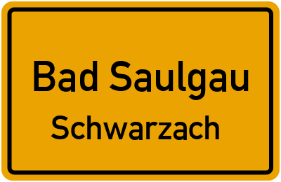 Straßenverzeichnis Bad Saulgau Schwarzach