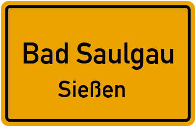 Straßenverzeichnis Bad Saulgau Sießen