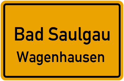 Straßenverzeichnis Bad Saulgau Wagenhausen