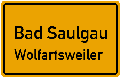 Straßenverzeichnis Bad Saulgau Wolfartsweiler