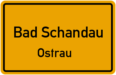 Straßenverzeichnis Bad Schandau Ostrau