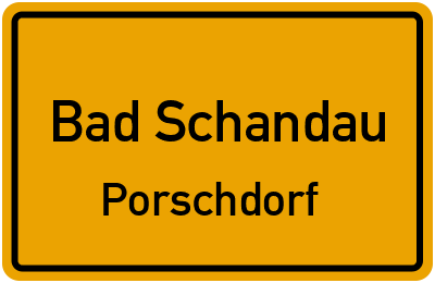 Straßenverzeichnis Bad Schandau Porschdorf