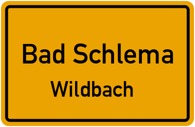 Straßenverzeichnis Bad Schlema Wildbach