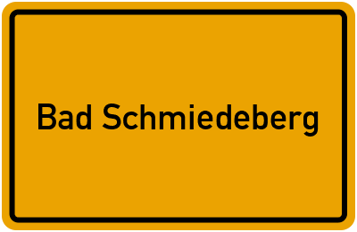 Bad Schmiedeberg in Sachsen-Anhalt