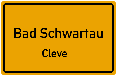 Straßenverzeichnis Bad Schwartau Cleve
