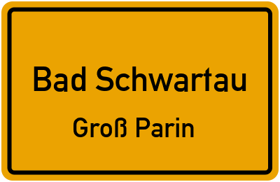 Straßenverzeichnis Bad Schwartau Groß Parin