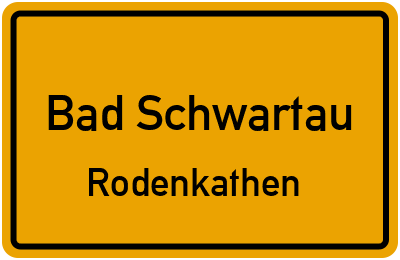 Straßenverzeichnis Bad Schwartau Rodenkathen