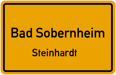 Straßenverzeichnis Bad Sobernheim Steinhardt