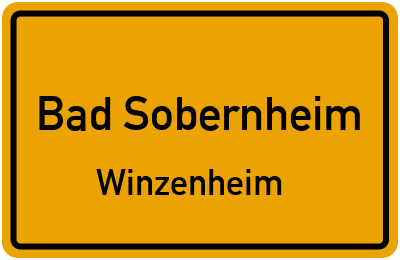 Straßenverzeichnis Bad Sobernheim Winzenheim