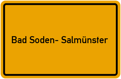 Branchenbuch Bad Soden- Salmünster, Hessen