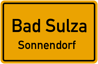 Straßenverzeichnis Bad Sulza Sonnendorf