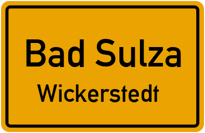 Straßenverzeichnis Bad Sulza Wickerstedt