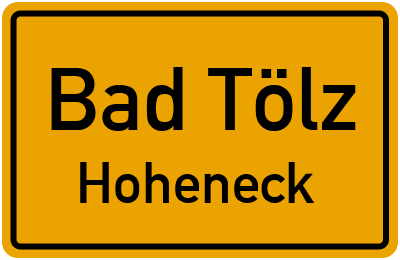 Straßenverzeichnis Bad Tölz Hoheneck