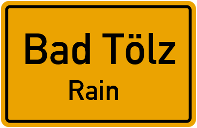Straßenverzeichnis Bad Tölz Rain