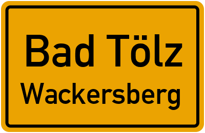 Straßenverzeichnis Bad Tölz Wackersberg