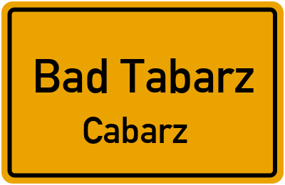 Straßenverzeichnis Bad Tabarz Cabarz
