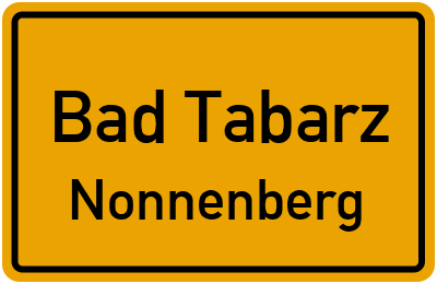 Straßenverzeichnis Bad Tabarz Nonnenberg