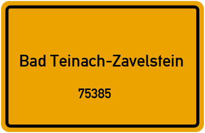 75385 Bad Teinach-Zavelstein