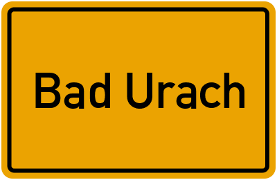 Branchenbuch Bad Urach, Baden-Württemberg