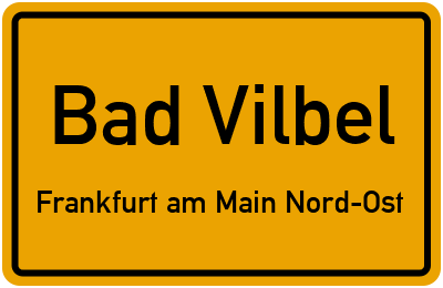 Straßenverzeichnis Bad Vilbel Frankfurt am Main Nord-Ost