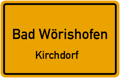 Ortsschild Bad Wörishofen Kirchdorf