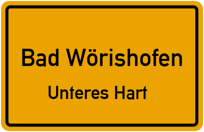 Straßenverzeichnis Bad Wörishofen Unteres Hart