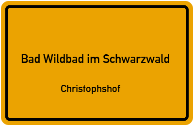 Bad Wildbad im Schwarzwald