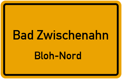 Straßenverzeichnis Bad Zwischenahn Bloh-Nord