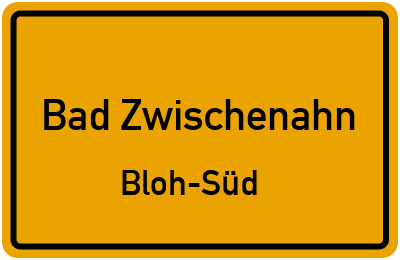 Straßenverzeichnis Bad Zwischenahn Bloh-Süd