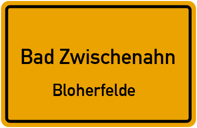 Straßenverzeichnis Bad Zwischenahn Bloherfelde