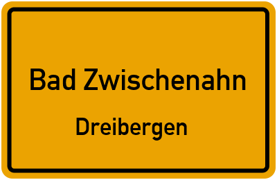 Straßenverzeichnis Bad Zwischenahn Dreibergen