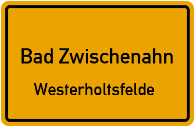 Straßenverzeichnis Bad Zwischenahn Westerholtsfelde