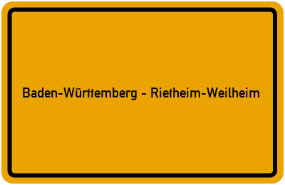 Branchenbuch Baden-Württemberg - Rietheim-Weilheim, Baden-Württemberg