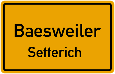 Straßenverzeichnis Baesweiler Setterich