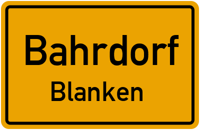 Straßenverzeichnis Bahrdorf Blanken