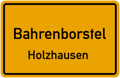 Straßenverzeichnis Bahrenborstel Holzhausen