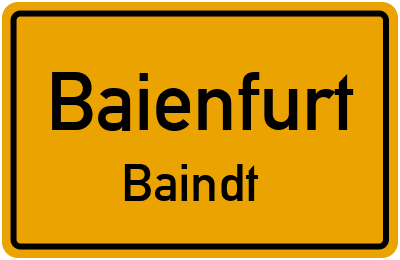 Straßenverzeichnis Baienfurt Baindt