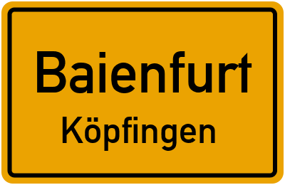 Straßenverzeichnis Baienfurt Köpfingen