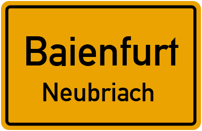 Straßenverzeichnis Baienfurt Neubriach