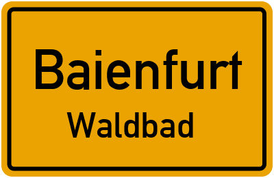 Straßenverzeichnis Baienfurt Waldbad