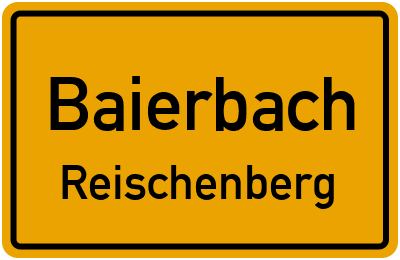 Straßenverzeichnis Baierbach Reischenberg