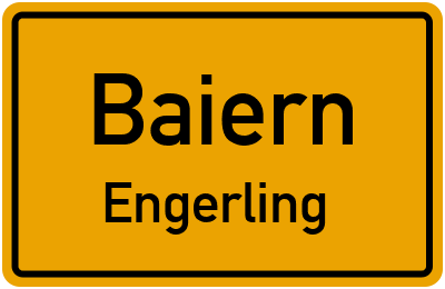 Straßenverzeichnis Baiern Engerling