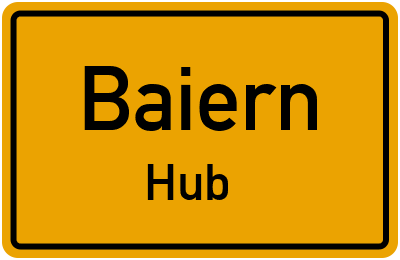 Straßenverzeichnis Baiern Hub