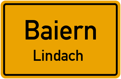 Straßenverzeichnis Baiern Lindach