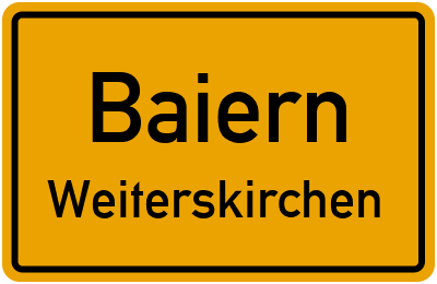 Straßenverzeichnis Baiern Weiterskirchen