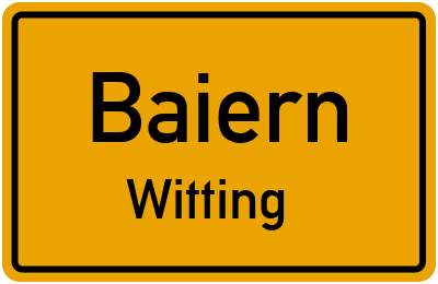 Straßenverzeichnis Baiern Witting
